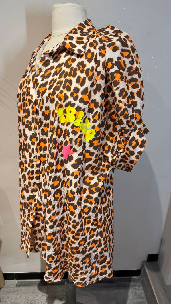 Chemise léopard Ibiza