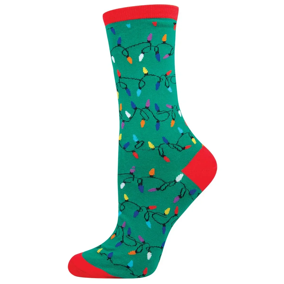 Damensocken Christmas Light