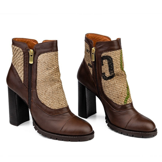 Coffee Ankle Boot