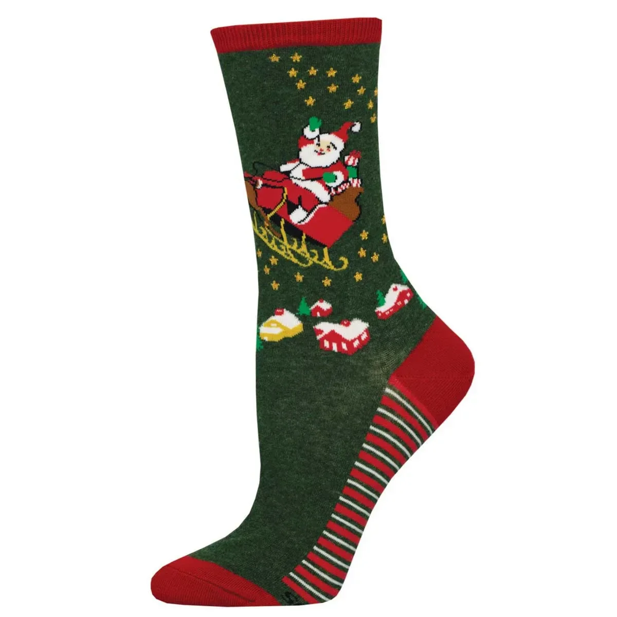 Damensocken Weihnachtsmann