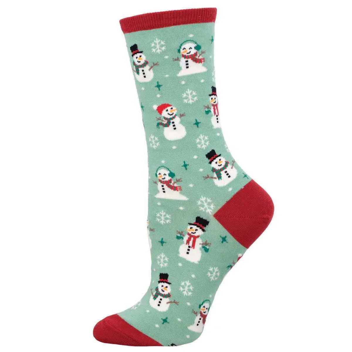 Damensocken Schneemann