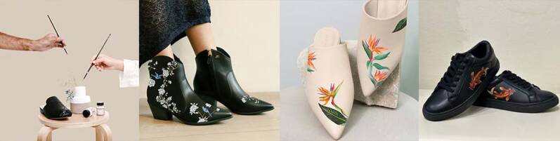 Alepel handbemalte Schuhe