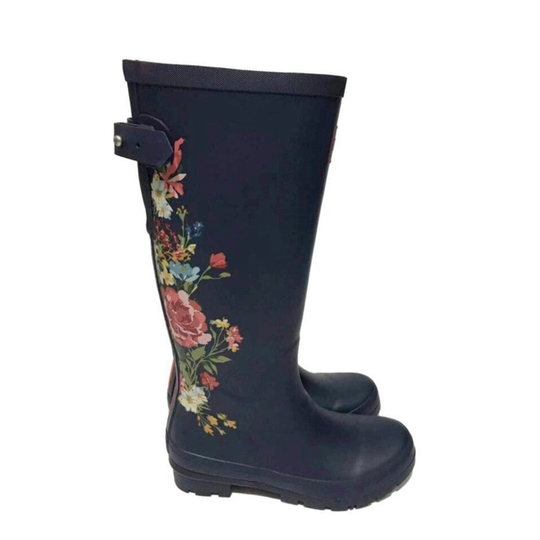 Gummistiefel Flowers Blue