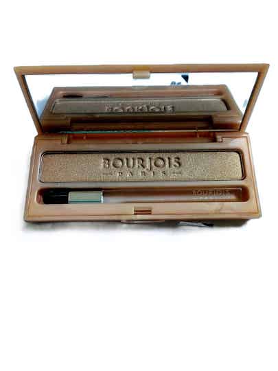 Fard,  ombre à paupières, JAUNE OR  STRETCH + PINCEAU EXPERT BOURJOIS
