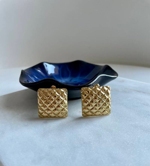 Boucles d’oreilles miel