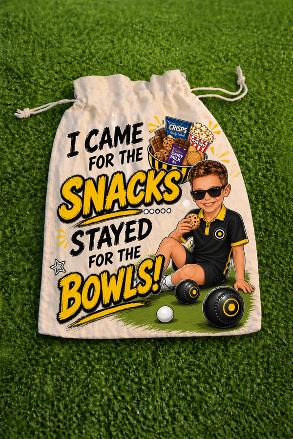 PEROSNALISED - I came for the snacks....stayed for the bowls - Drawstring Bag