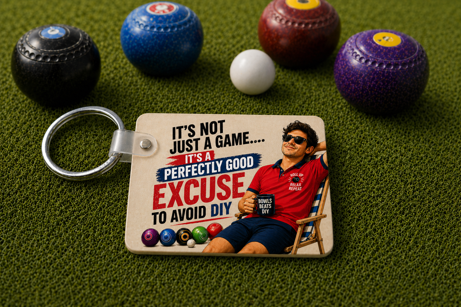 It's Not Just a Game (DIY) - Keyring