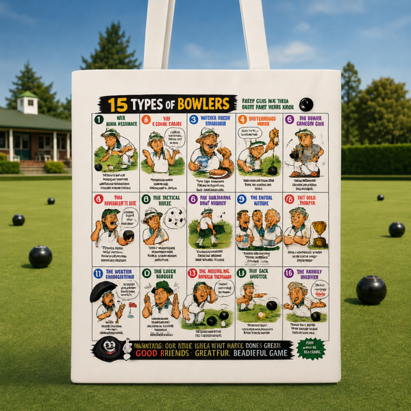 15 Types of Bowlers - Tote Bag