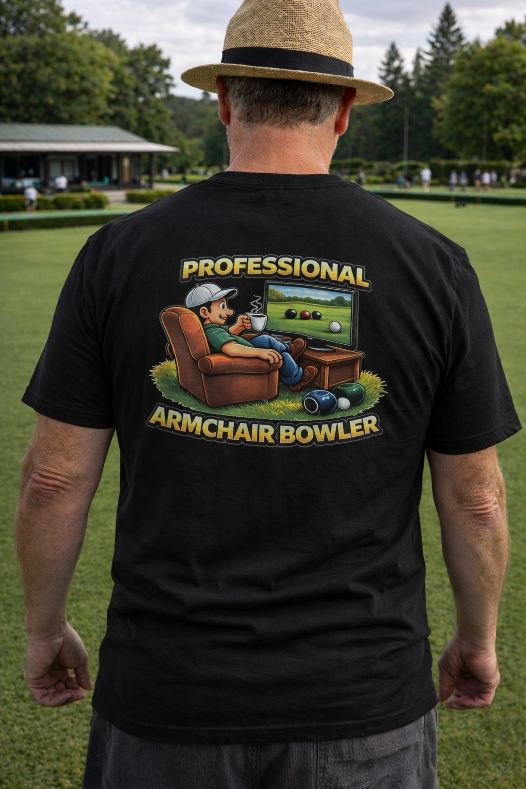 Professional Armchair Bowler - T-Shirt