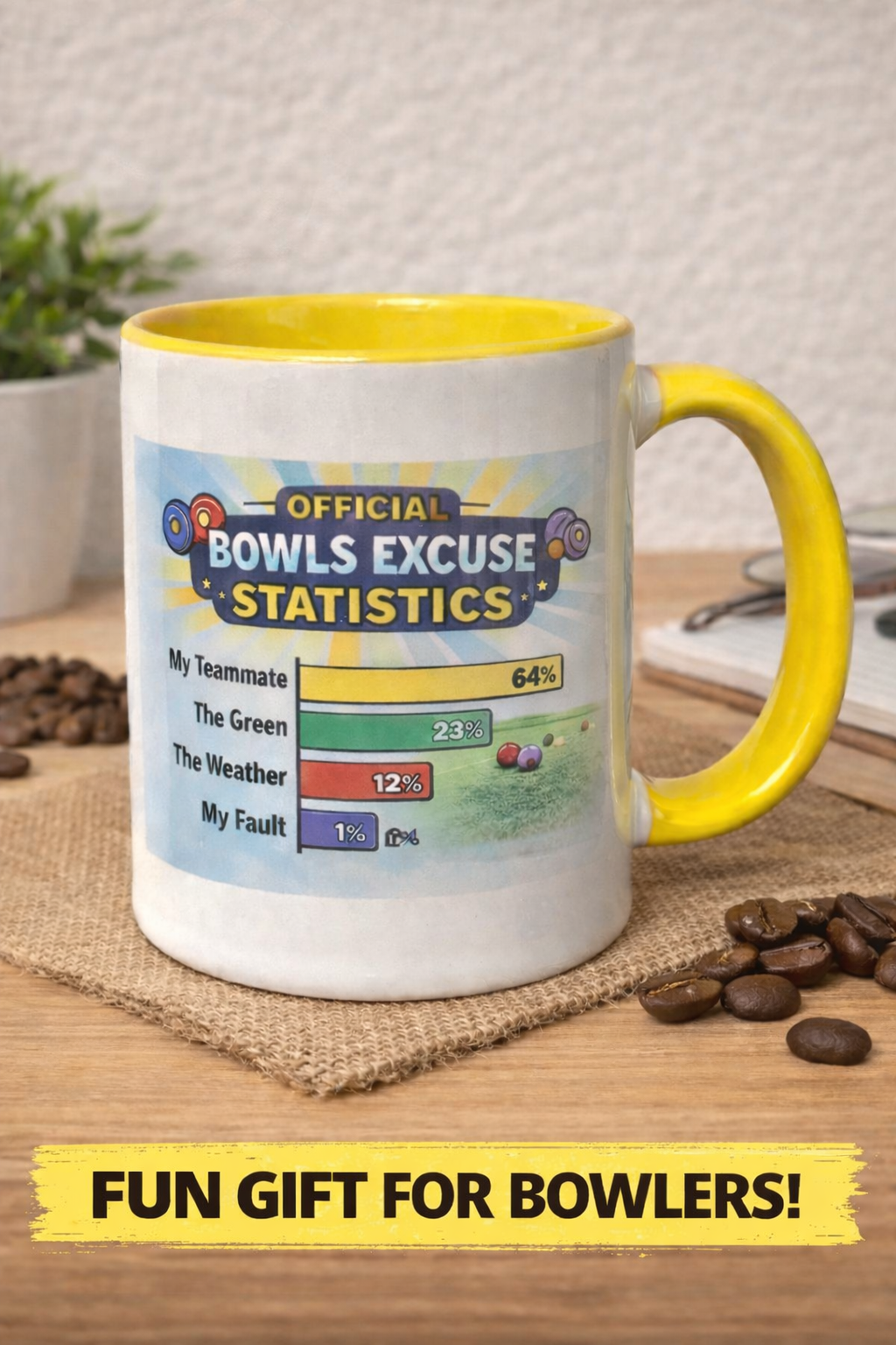 Official Bowls Excuses Statistics - Cup