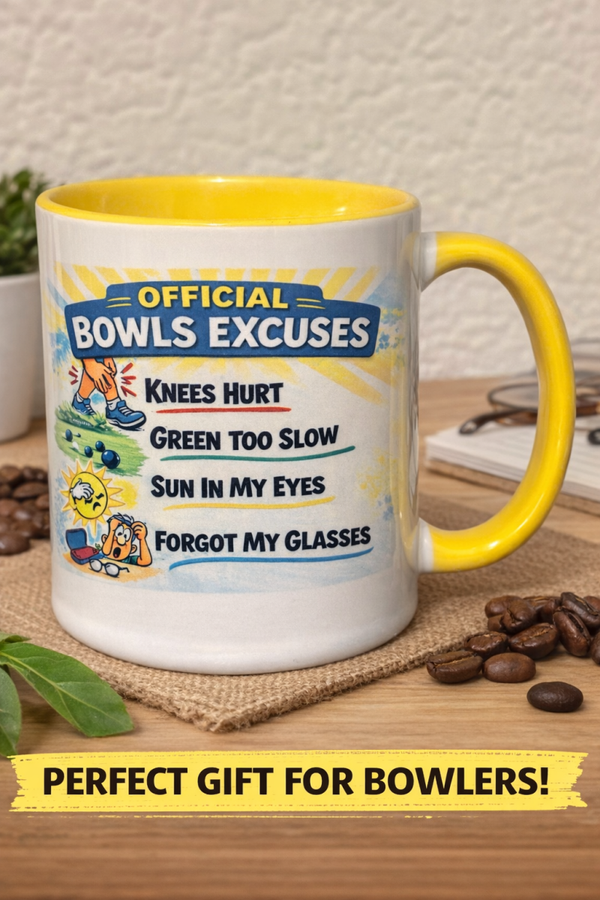 Official Bowls Excuses - Cup