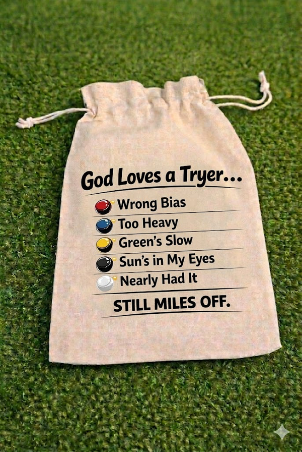 God Loves A Trier - Drawstring Bag