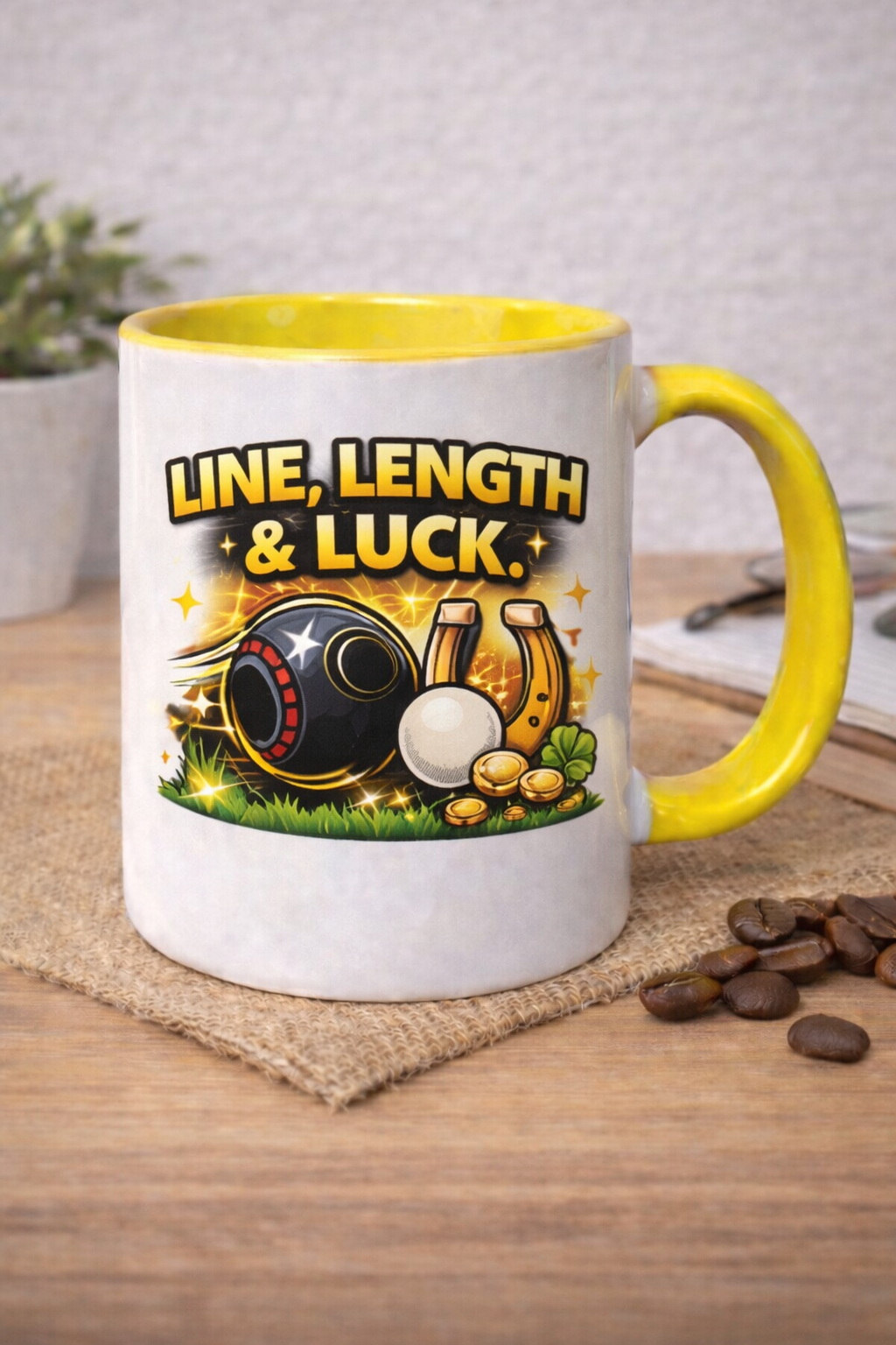 Line, Length and Luck - Cup