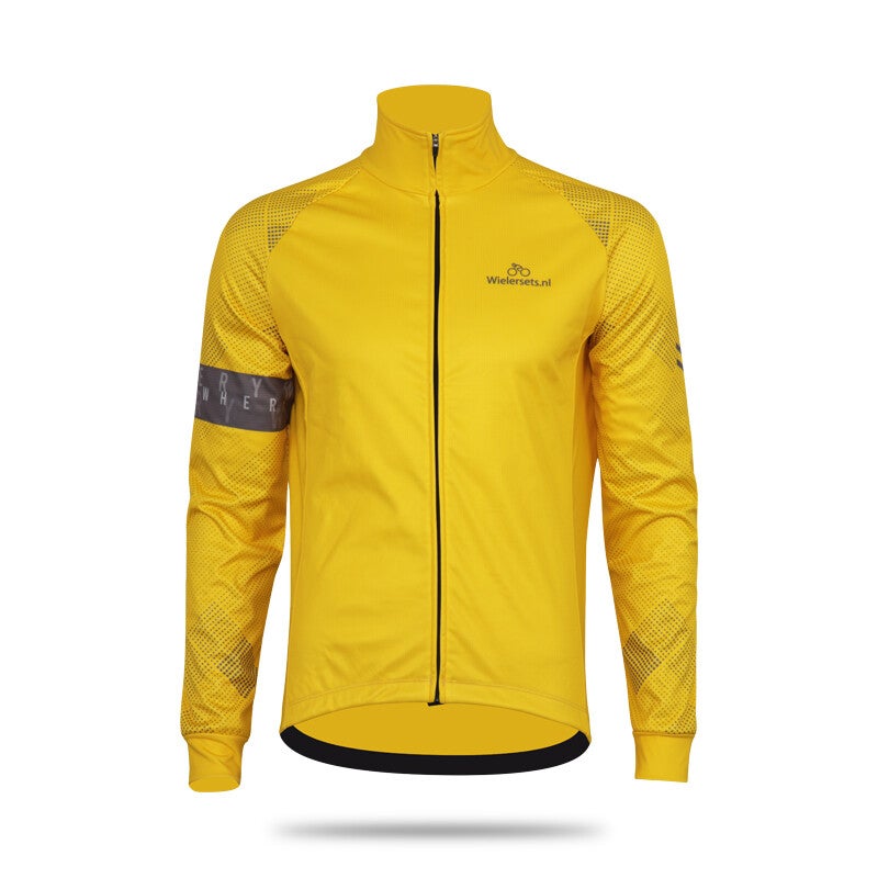 PRO Nordic geel jas winddicht 0-12 graden