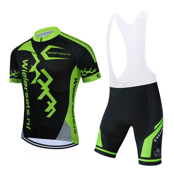 Sale set Tiger Green wielerkleding maat XL, XXL, XXXL