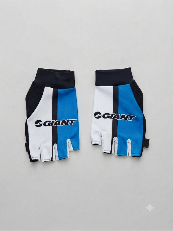 Giant Classic blauw/wit handschoenen kort maat S