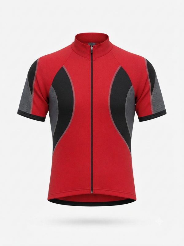 Sale wielershirt Shimano rood maat M