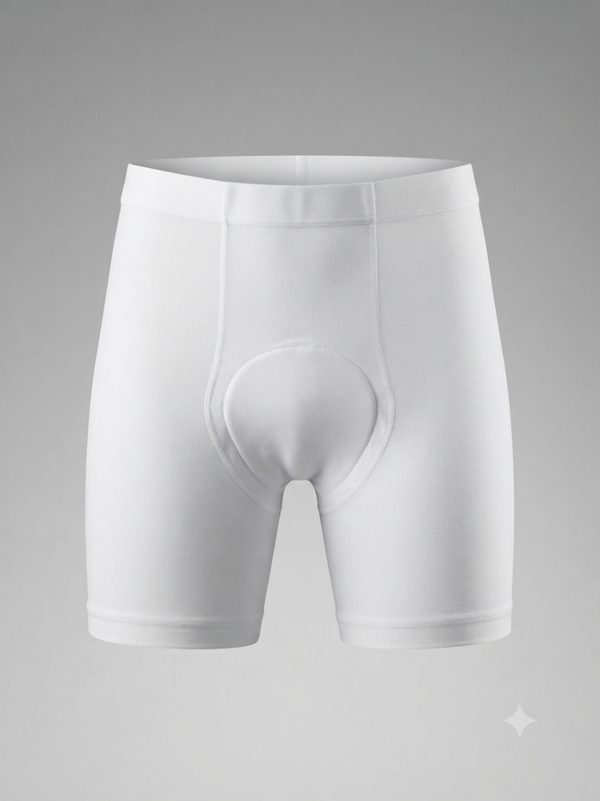 Sale fietsonderbroek wit maat XS, S