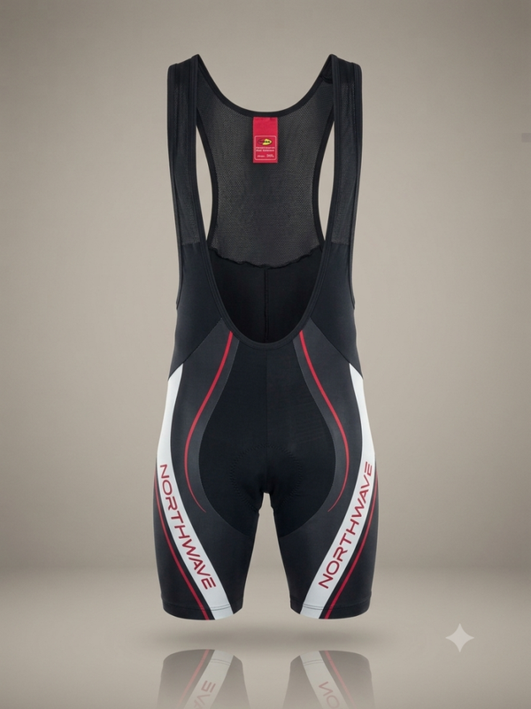 PRO fietsbroek Northwave rood maat 3XL