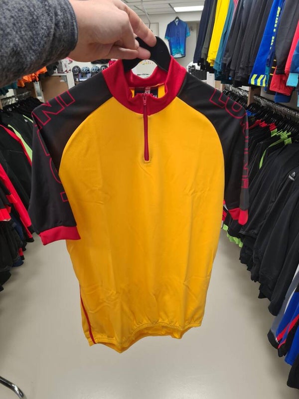 Sale Lorini wielershirt zwart/rood/geel