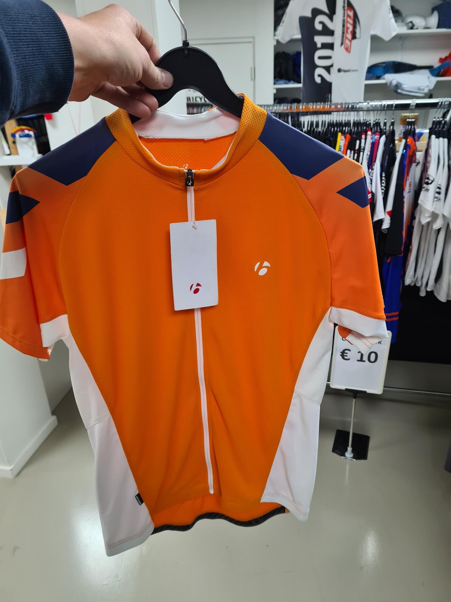 Sale shirt Bontrager orange maat L