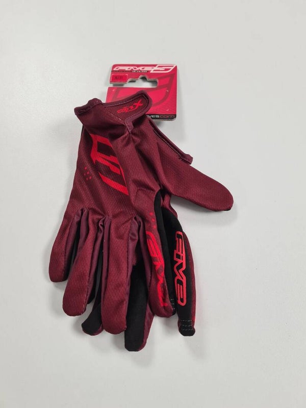 Sale handschoenen Five Burgundy maat XL