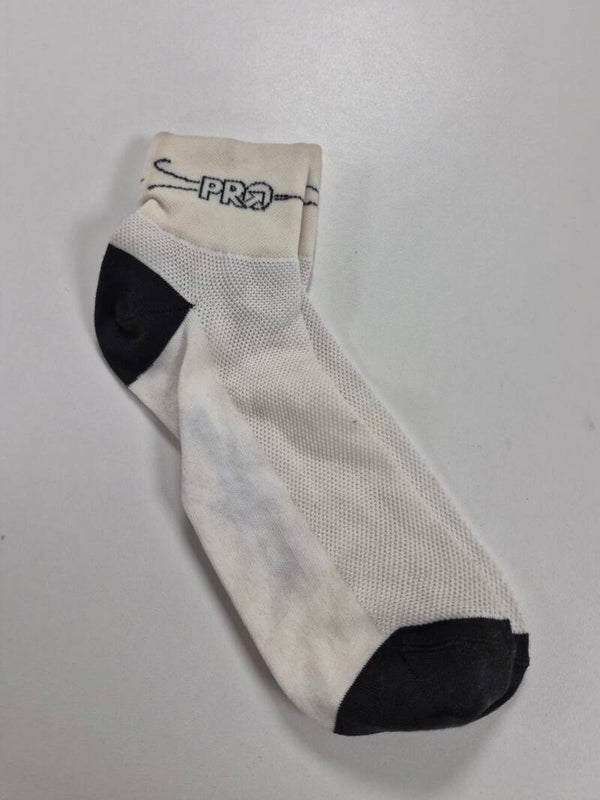 Sale PRO fietssokken zwart/wit maat XL