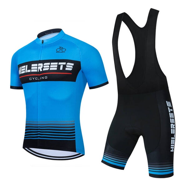 Sale set Azure wielerkleding maat L, XL, XXL, XXXL