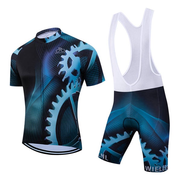 Sale set Blue Gear wielerkleding maat L, XL, XXL, XXXL