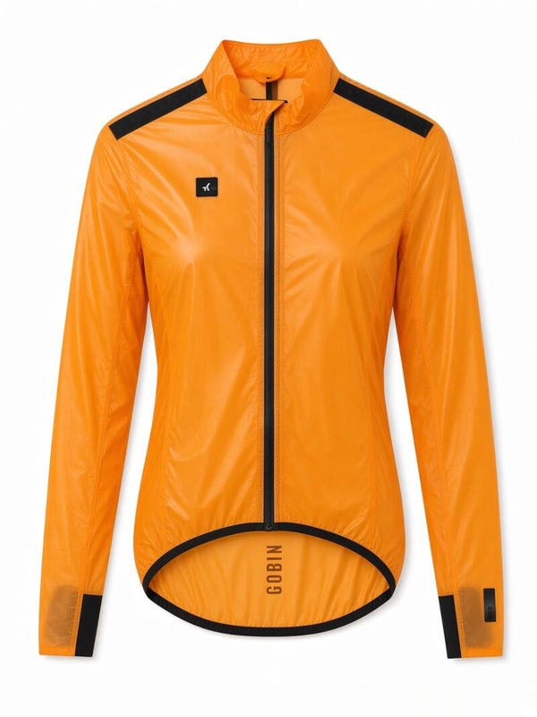 Herfst/winter Gobik regenjas orange