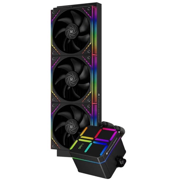 TR Magic Qube 360 ARGB Black Liquid CPU Cooler, Building Block Fan with 2000RPM