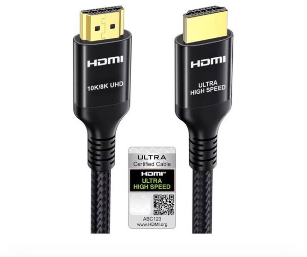 Etseinri Câble HDMI 2.1 2M, Certifié 48Gbps Câble HDMI® Ultra Haute Vitesse 4K 240Hz 165Hz