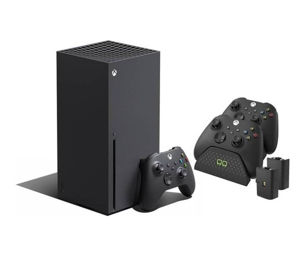 Xbox Series X + Venom Double station de chargement avec 2 batteries rechargeables - Noir Series X & S One