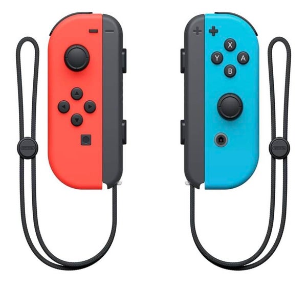 Nintendo Switch Paire de manettes Joy-Con - droite bleu néon/gauche rouge néon