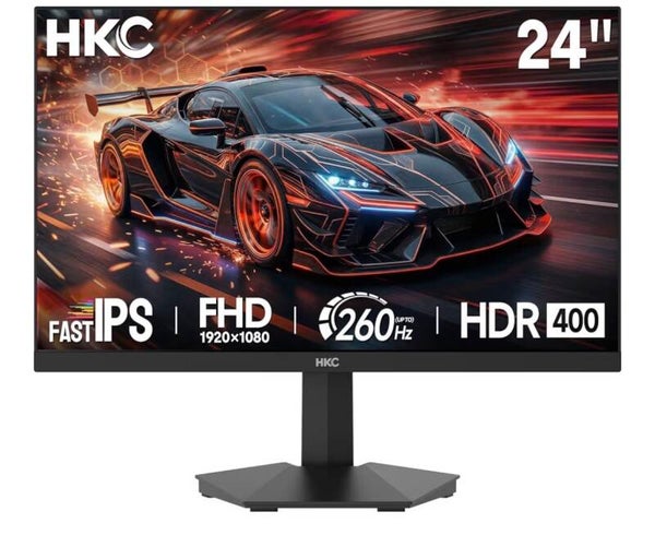 4,8 4,8 sur 5 étoiles (54) HKC G24H3D Écran PC Gamer 24 Pouces Full HD 1920x1080, Fast IPS, 240Hz