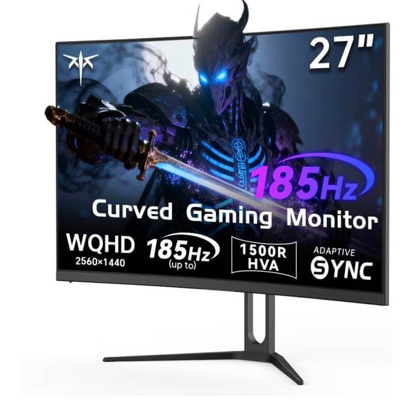 KTC Écran Gamer 27 Pouces Incurvé QHD (2560×1440), 2K@180Hz (185Hz OC)