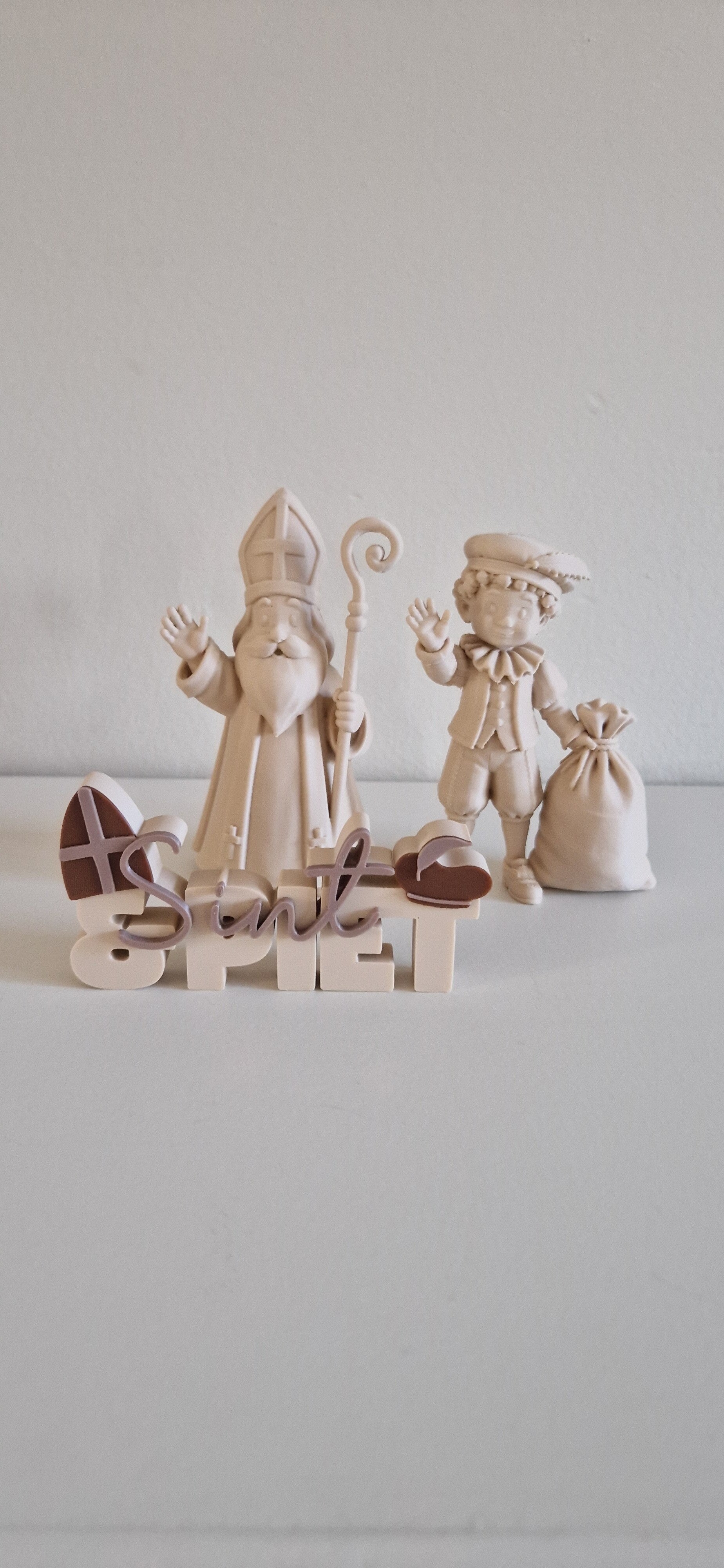 Sinterklaas set beige & bruin