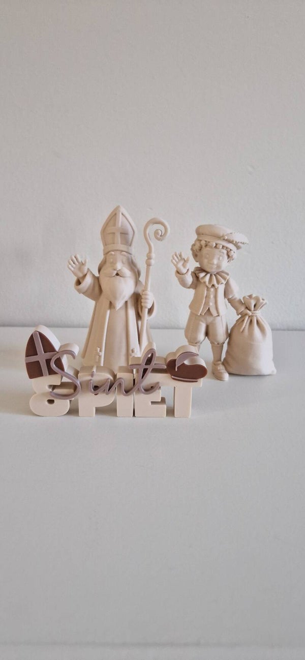 Sinterklaas set beige & bruin