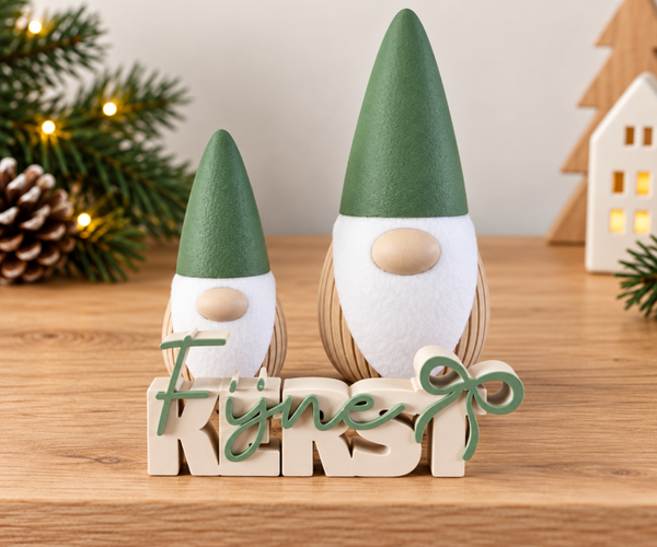 Kerstdecoratie set groen