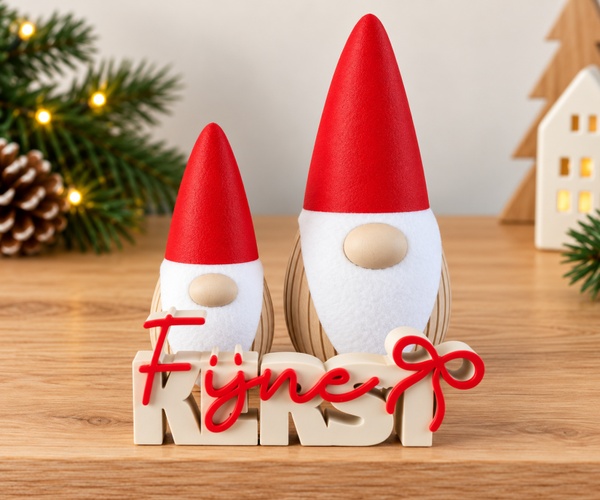 Kerstdecoratie set rood