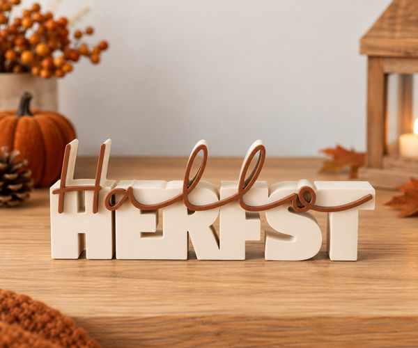 Hallo Herfst – decoratieletters