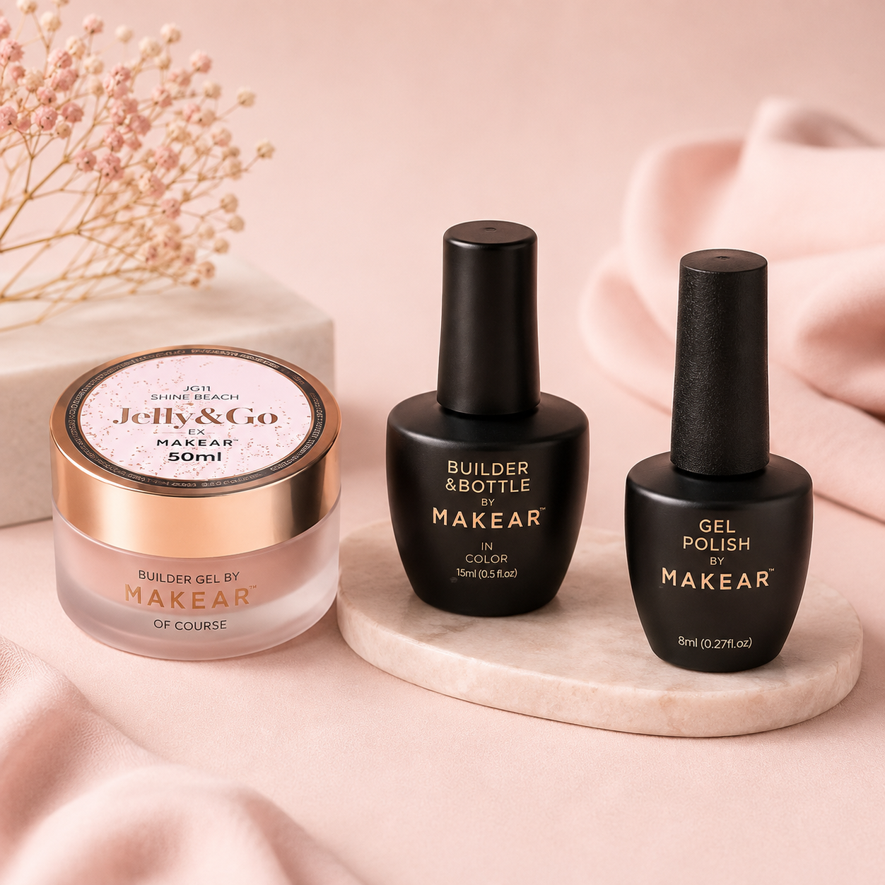MAKEAR builder gel, Builder in Bottle en base
