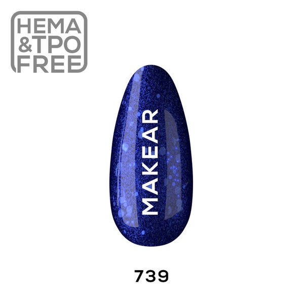 739 Glitter Gel Polish 8ml