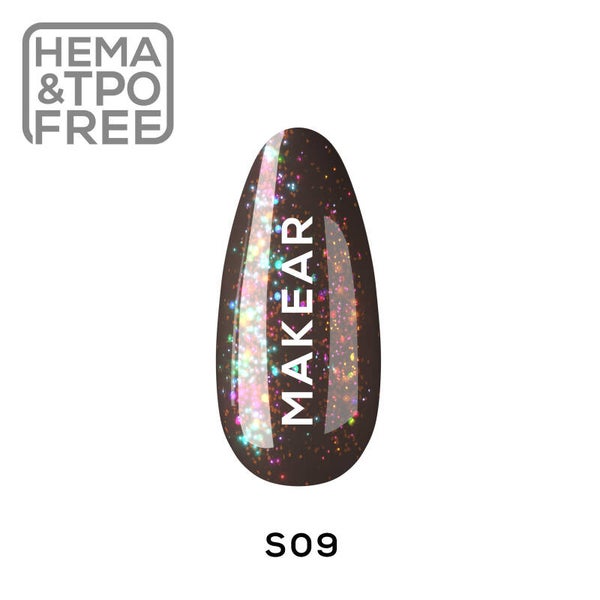 S09 Glitter Gel Polish 8ml