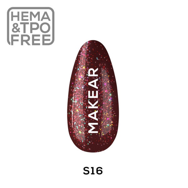 S16 Glitter Gel Polish 8ml