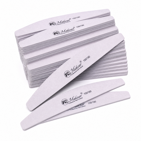 Nagel vijl halfmoon Makear 100/180 50 stuks
