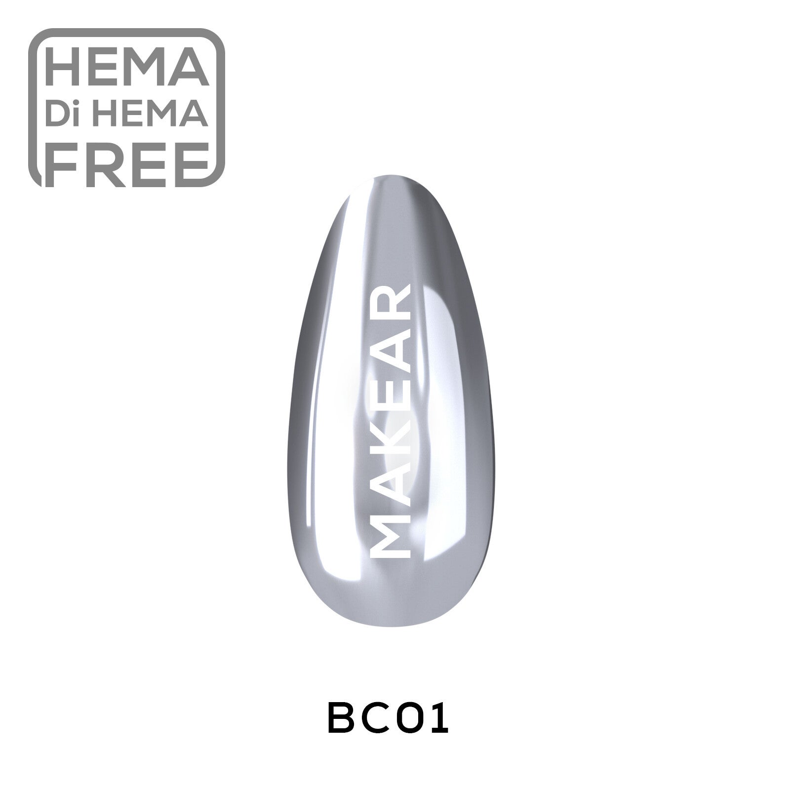 Liquid Effect Dust Chrome Silver BC01 5 ml