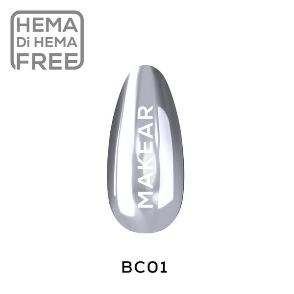 Liquid Effect Dust Chrome Silver BC01 5 ml