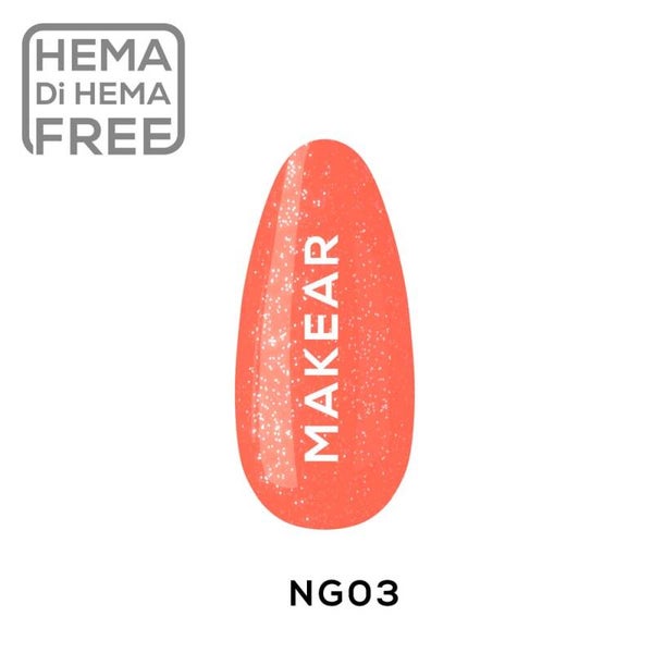 NG03 Makear Neon Gellak – 8ml (HEMA Free)
