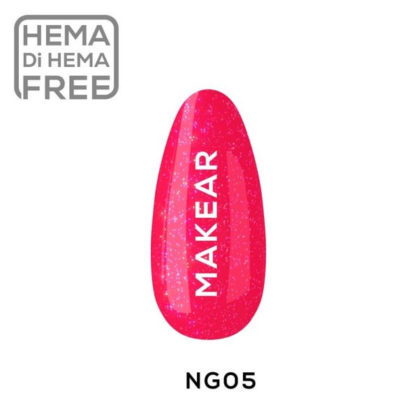NG05 Makear Neon Gellak – 8ml (HEMA Free)
